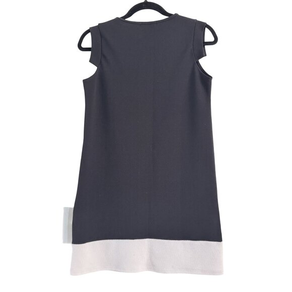 Daisy Street ASOS Womens Black/White Sleeveless Pencil Mini Shirt Dress Size 12 - Picture 4 of 7